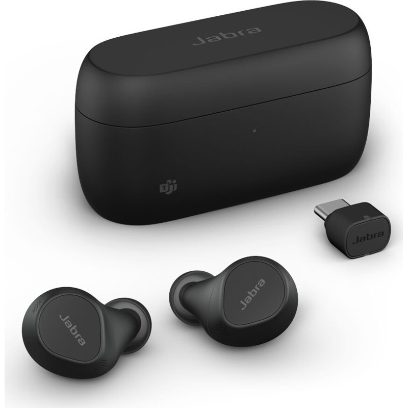 Jabra Evolve2 7 Buds - USB-C MS Bluetooth Handsfree Ακουστικά με Αντοχή στον Ιδρώτα και Θήκη Φόρτισης Μαύρα