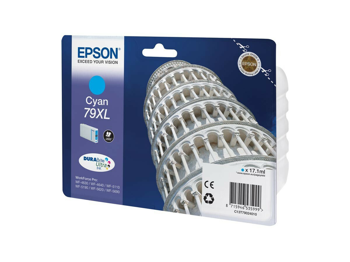 Epson 79XL Γνήσιο Μελάνι Εκτυπωτή InkJet Κυανό (C13T79024010) - Image 2