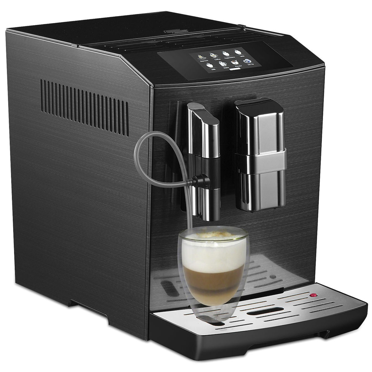 Acopino Modena One Touch Αυτόματη με Μύλο Άλεσης Μαύρη - Image 3