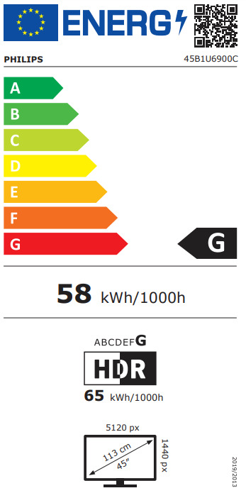 Philips 45B1U6900C 44.5" Ultrawide VA HDR Curved 5120x1440 - Image 8