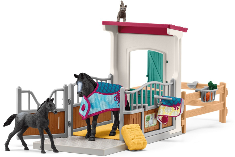 Schleich-S Παιχνίδι Μινιατούρα Horse Box with Mare and Foal για 5+ Ετών - Image 2
