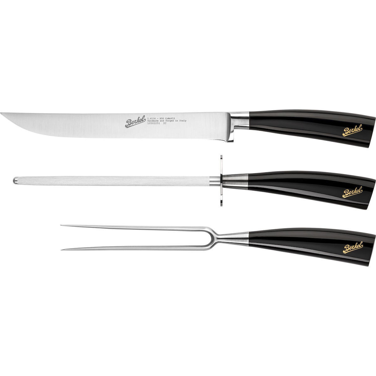 Berkel Elegance Σετ Μαχαίρια από Ανοξείδωτο Ατσάλι KEP3RS00SRBGB 3τμχ