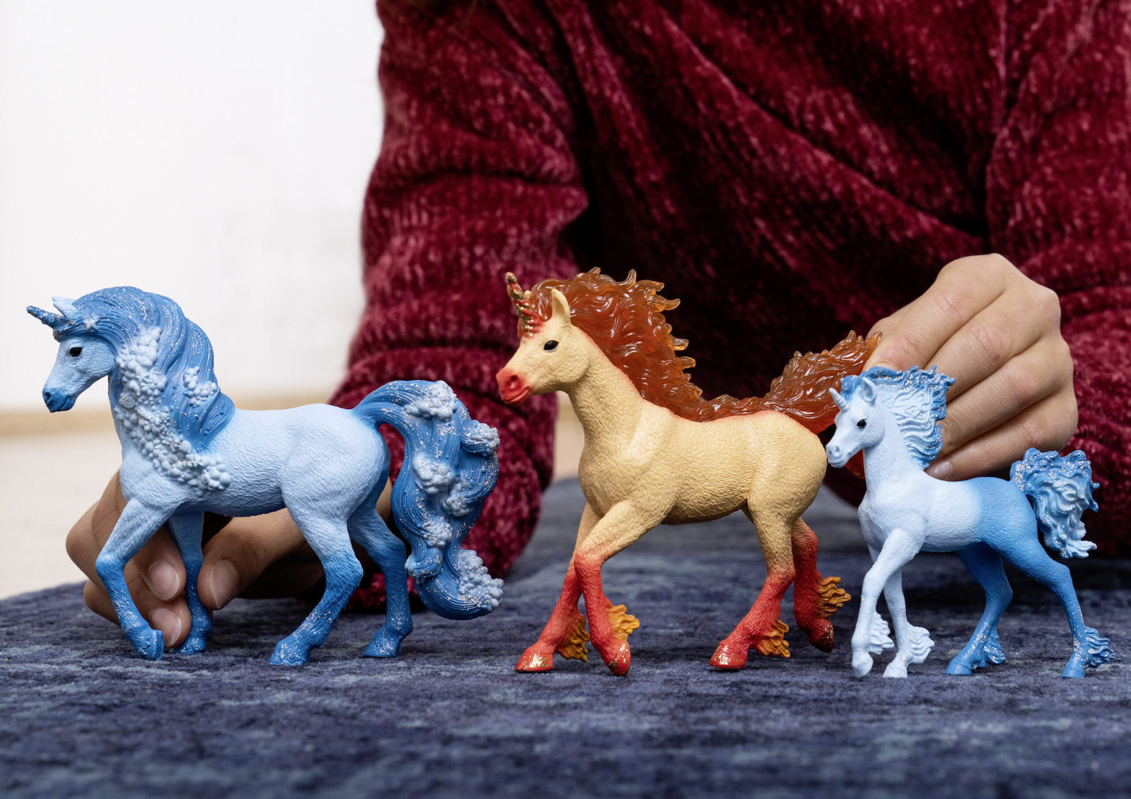 Schleich-S Παιχνίδι Μινιατούρα Elementa Water Flames Unicorn Foal Bayala για 5-12 Ετών - Image 3