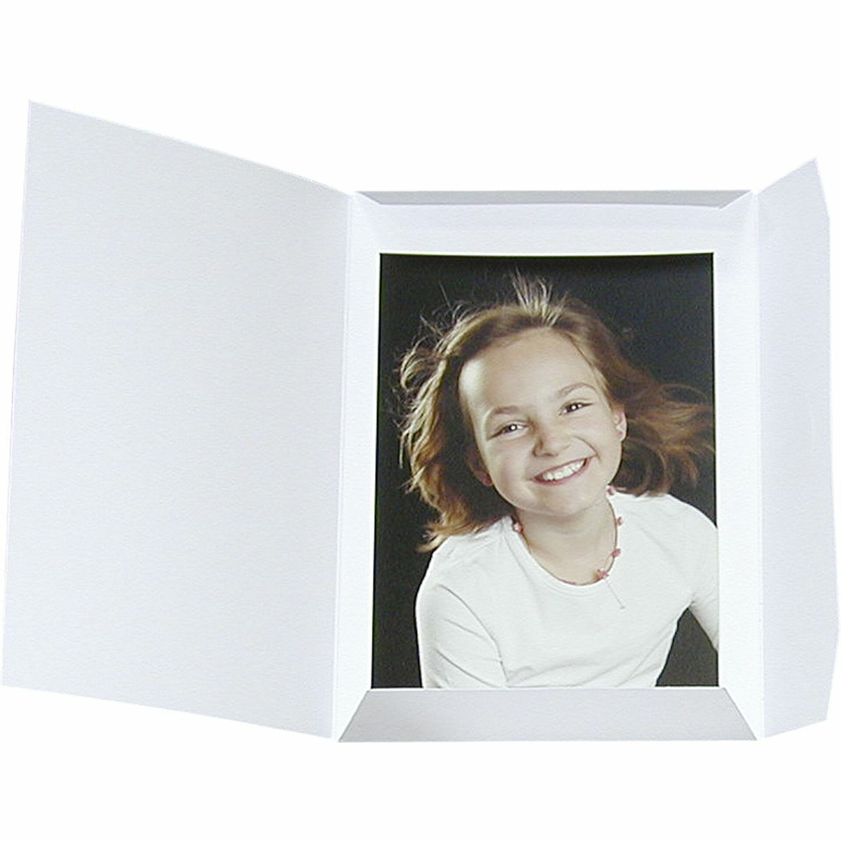 Daiber Portrait Folders Sprint Line 13×18 White 1x100