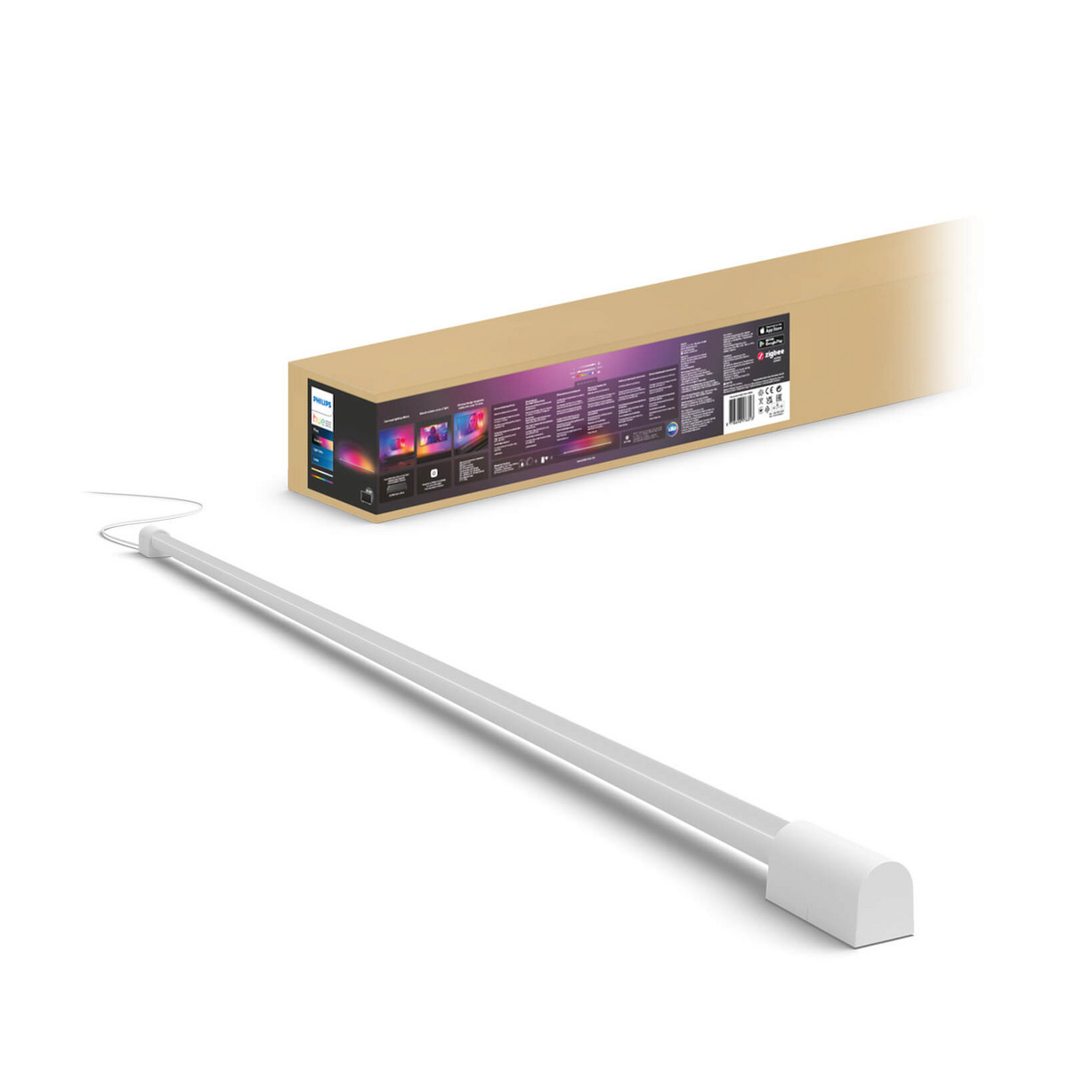 Philips Bluetooth Διακοσμητικό Φωτιστικό με Φωτισμό RGB Μπάρα LED Λευκό - Image 3