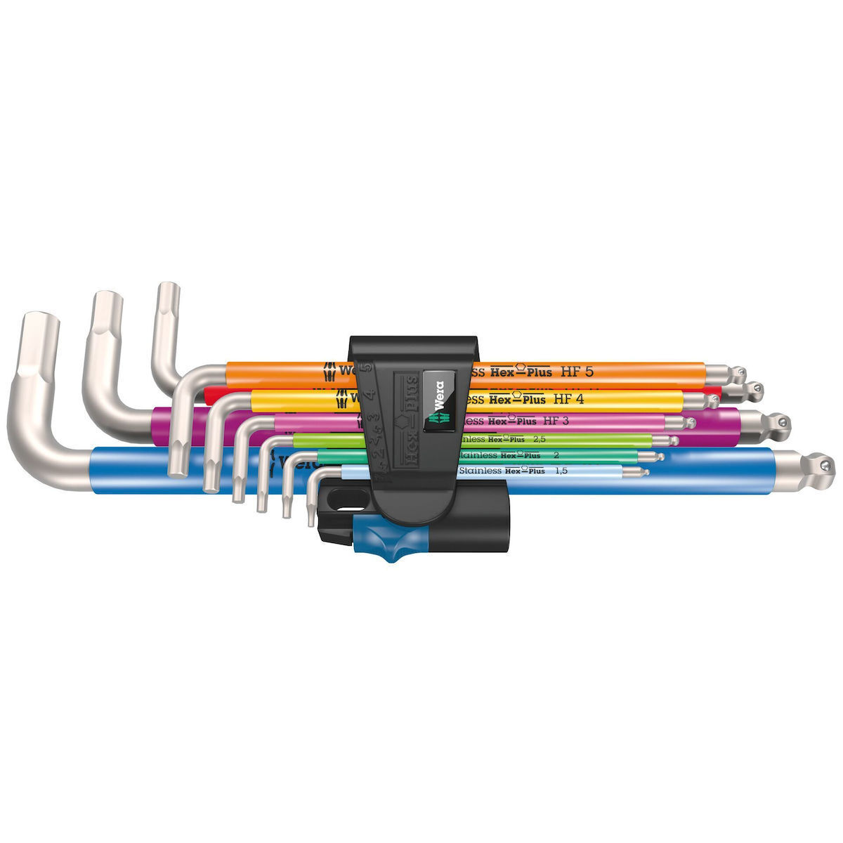 Wera Σετ 9 Κλειδιά Allen σε Σχήμα L 3950/9 Hex-Plus