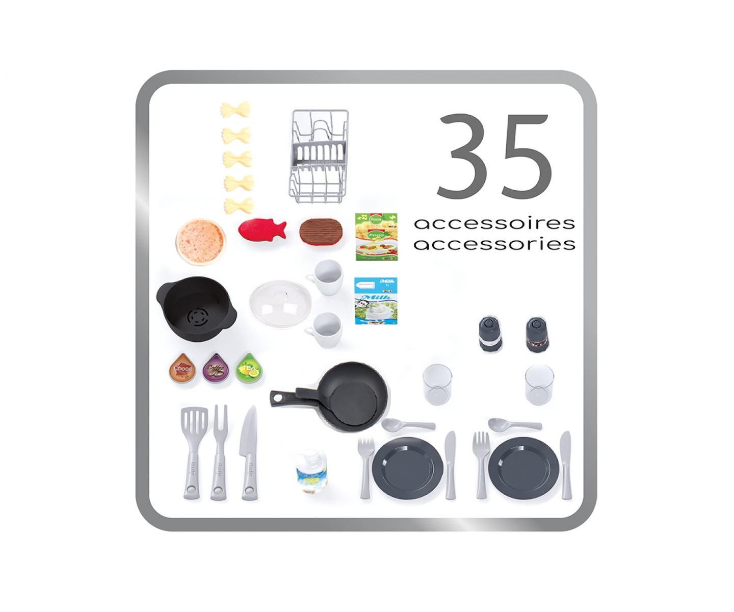 Smoby Παιδική Κουζίνα για 3+ Ετών 35τμχ - Image 3