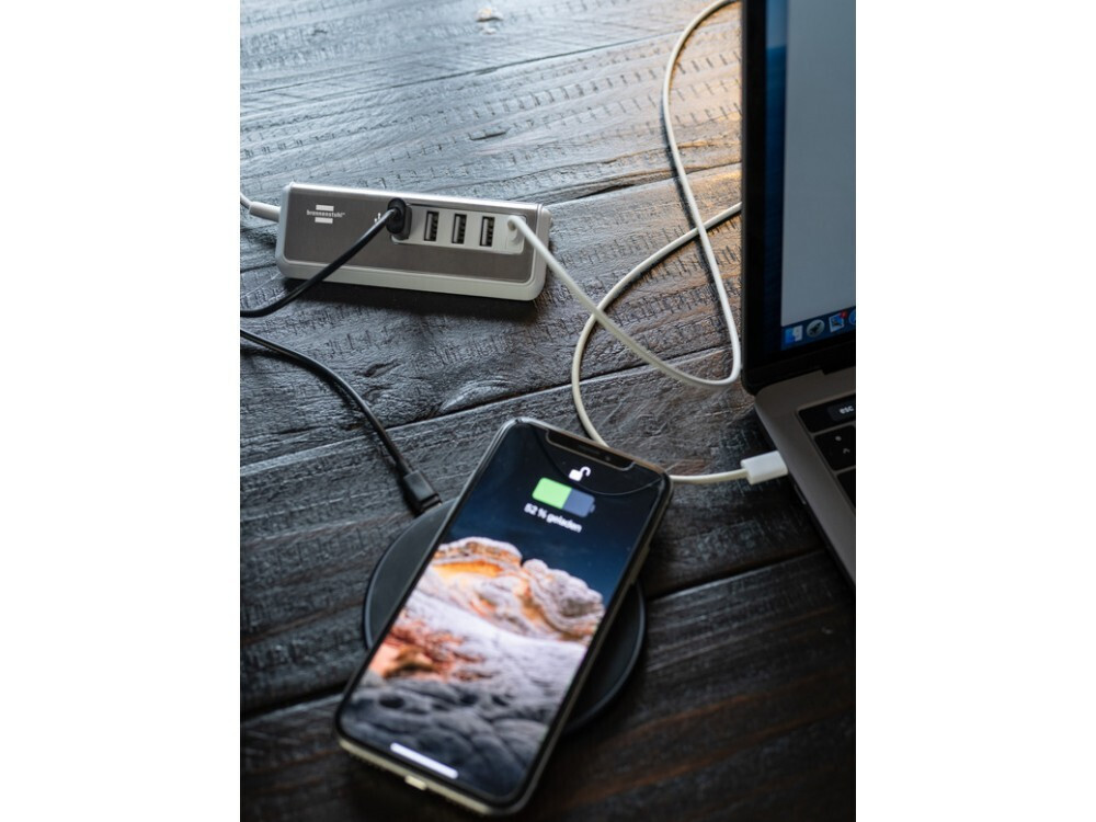 Brennenstuhl USB 2.0 Hub 5 Θυρών με σύνδεση USB-A Ασημί - Image 7
