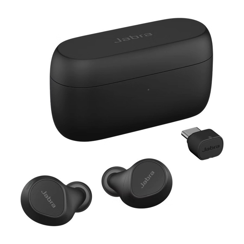 Jabra Evolve2 7 Buds - USB-C MS Bluetooth Handsfree Ακουστικά με Αντοχή στον Ιδρώτα και Θήκη Φόρτισης Μαύρα - Image 3