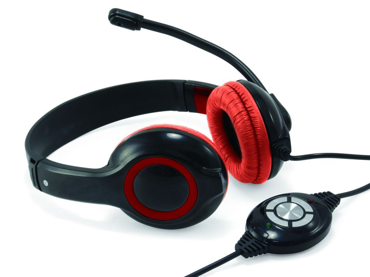 Conceptronic On Ear Κόκκινο