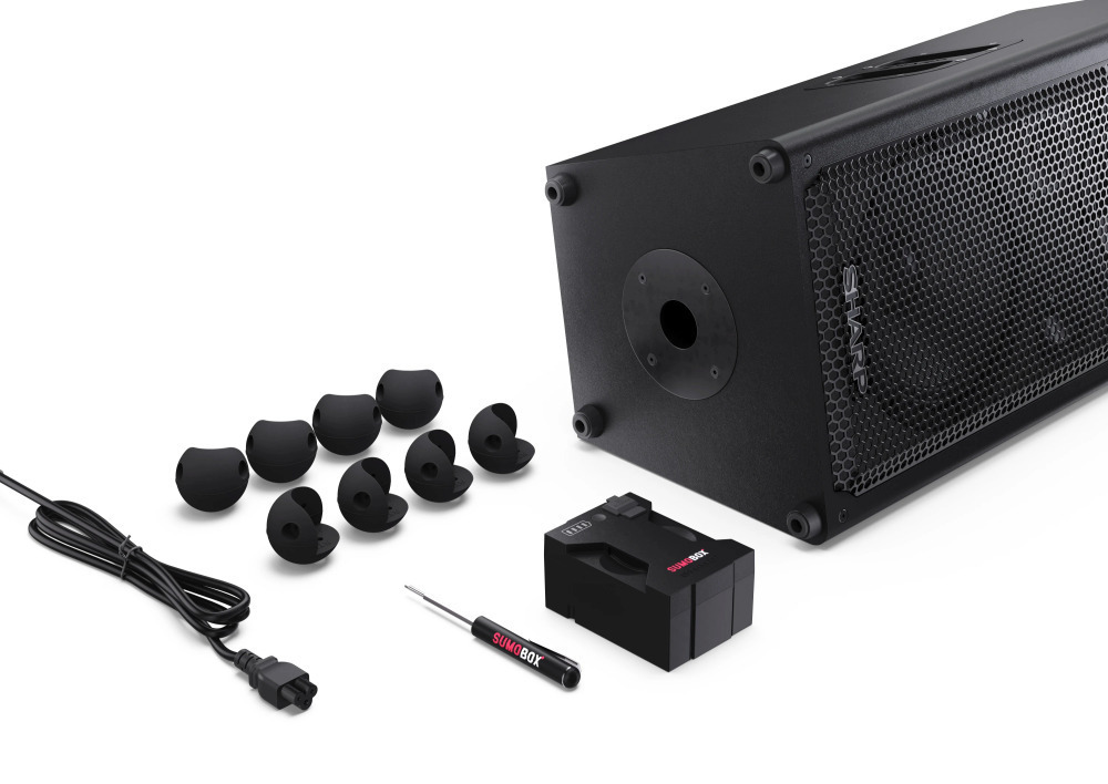 Sharp Ηχείο με λειτουργία Karaoke Sumobox σε Μαύρο Χρώμα - Image 4