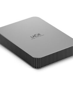 Alternative view of Lacie Mobile Drive USB 3.2 / USB-C Εξωτερικός HDD 4TB 2.5" Moon Silver
