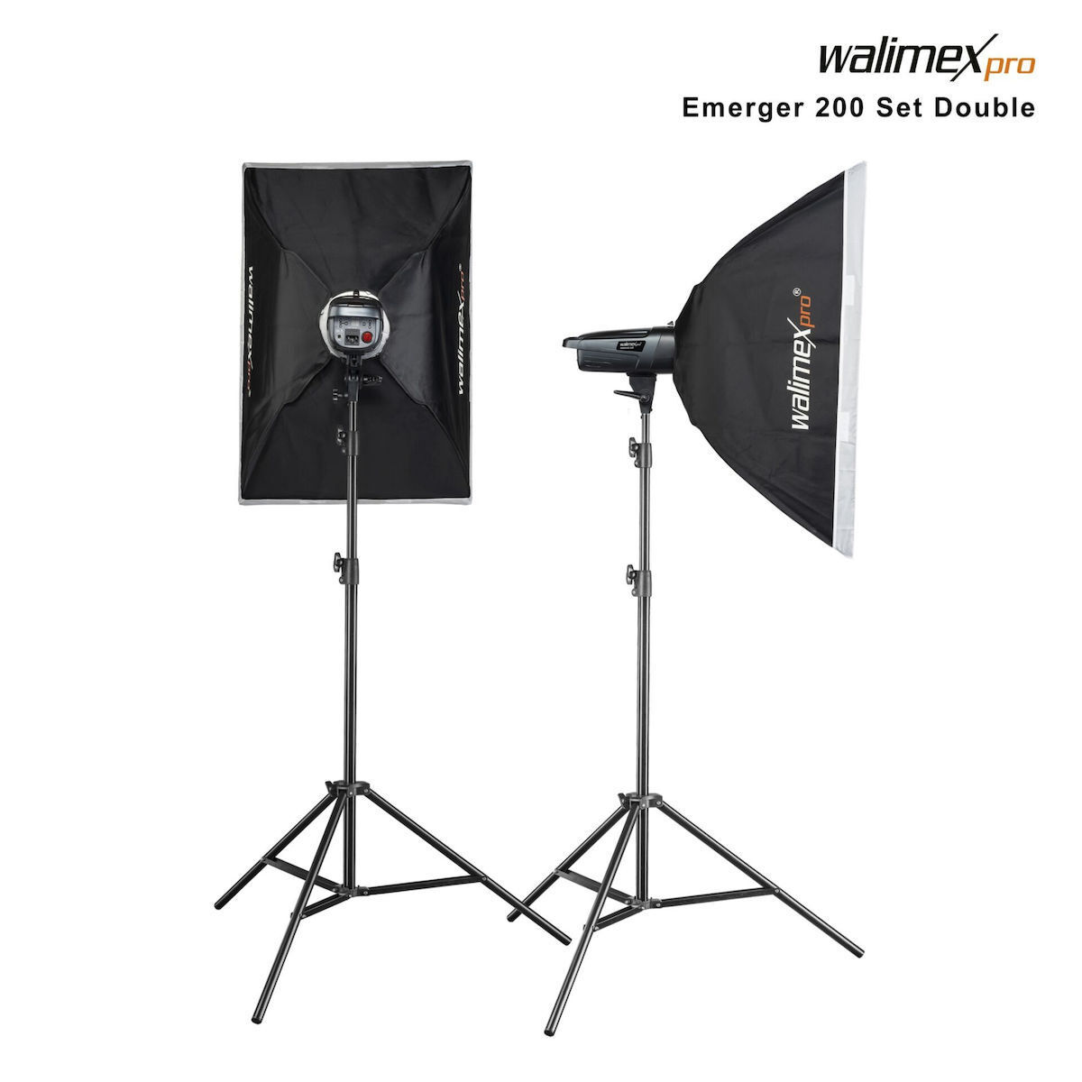 Walimex Pro Emerger 200 Set Double Kit Φωτισμού