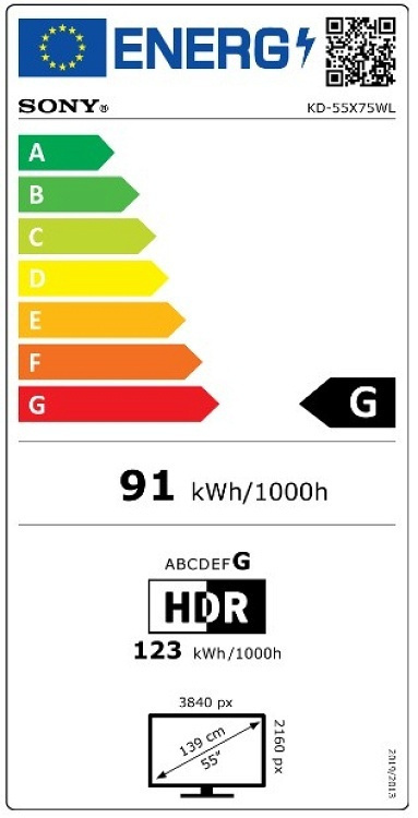 Sony Smart Τηλεόραση 55" 4K UHD LED KD55X75WLPAEP HDR (2023) - Image 9