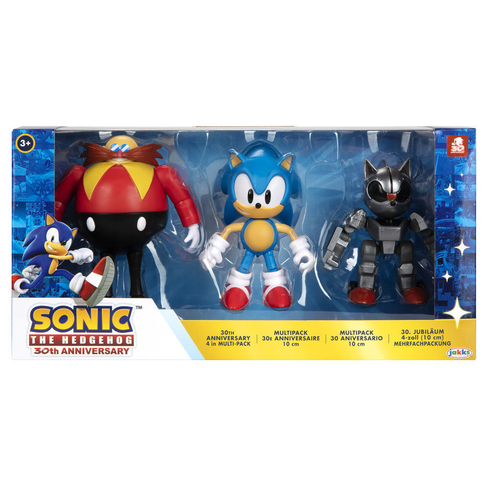 Jakks Pacific Παιχνίδι Μινιατούρα Sonic 30th Anniversary για 3+ Ετών
