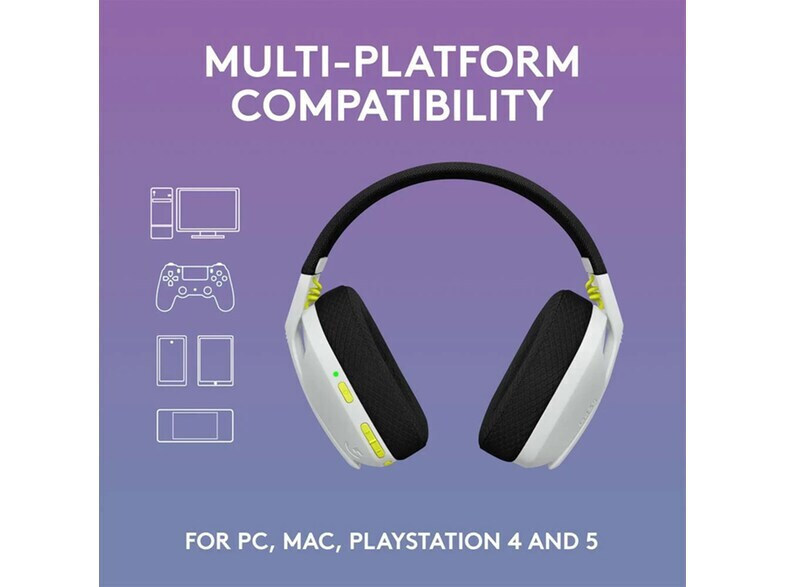 Logitech Wireless Combo G435 & G305 Over Ear White/Lime - Image 6