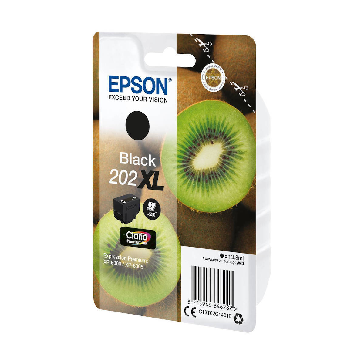 Epson 202XL Γνήσιο Μελάνι Εκτυπωτή InkJet Μαύρο (C13T02G14010) - Image 2