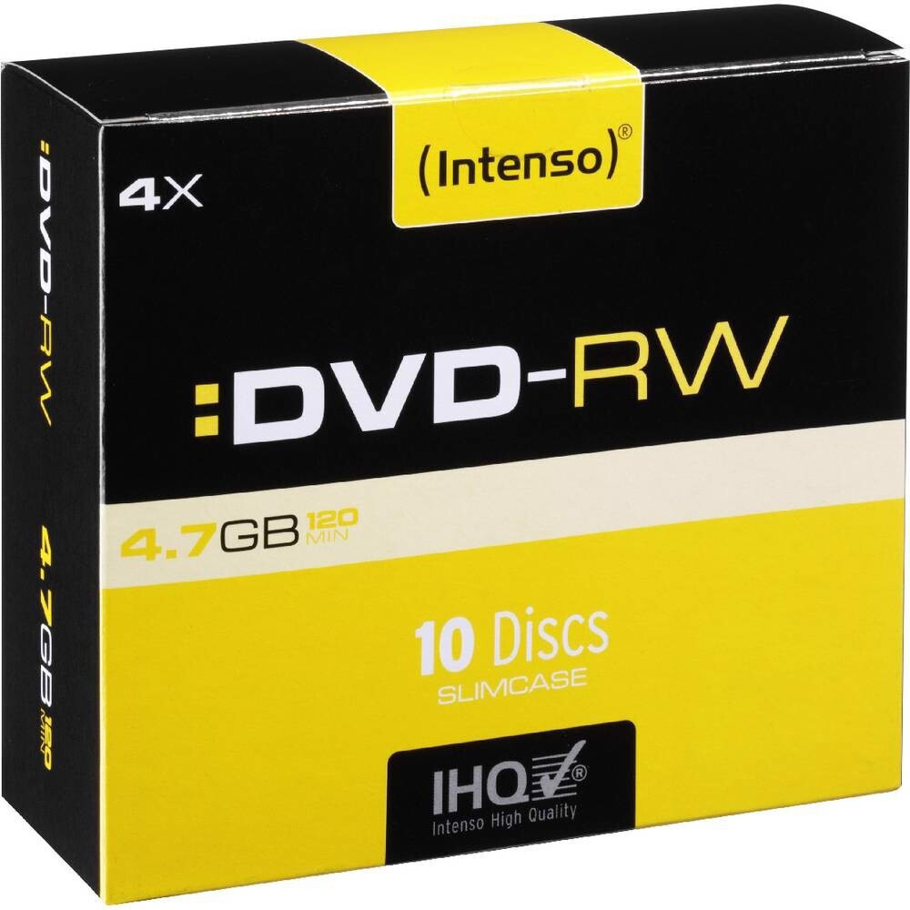 Intenso Επανεγγράψιμα DVD-RW 4x 4.7GB 10τμχ