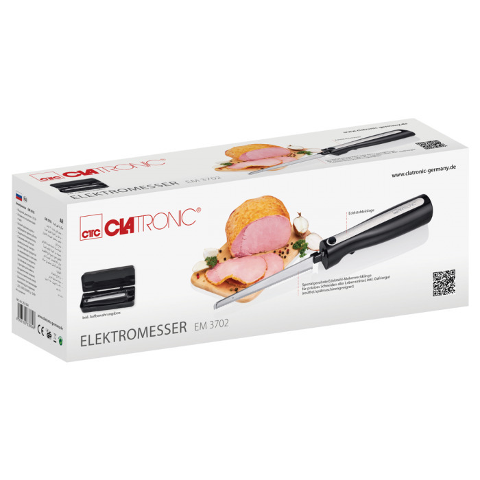 Clatronic EM 3702 Ηλεκτρικό Μαχαίρι 120W Μαύρο - Image 4