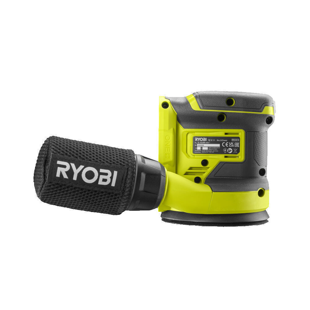Ryobi Έκκεντρο Τριβείο 125mm Μπαταρίας 18V Solo με Σύστημα Αναρρόφησης - Image 2
