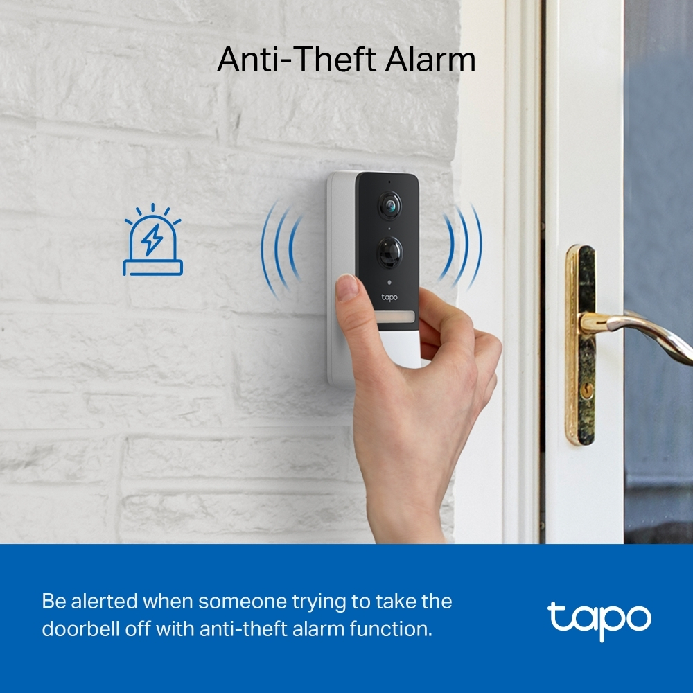TP-LINK Κουδούνι Πόρτας Wi-Fi Συμβατό με Alexa και Google Home Λευκό - Image 7