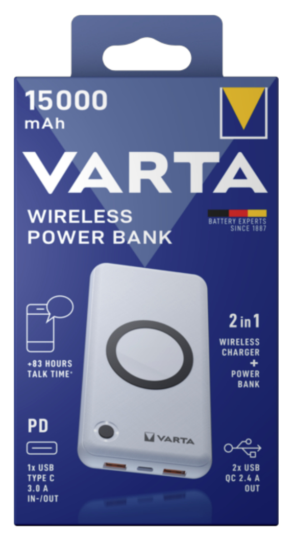 Varta 15000mAh 20W Λευκό - Image 4