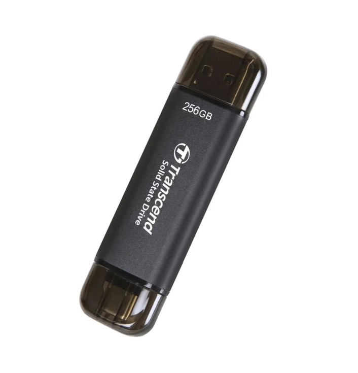 Transcend ESD310C 256GB USB 3.2 SSD USB-C Μαύρο - Image 2
