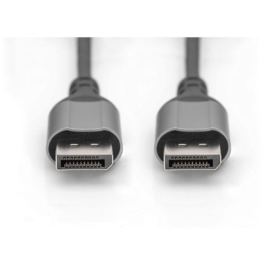Digitus Cable DisplayPort male - DisplayPort male 1m Μαύρο (DB-340105-010-S) - Image 2