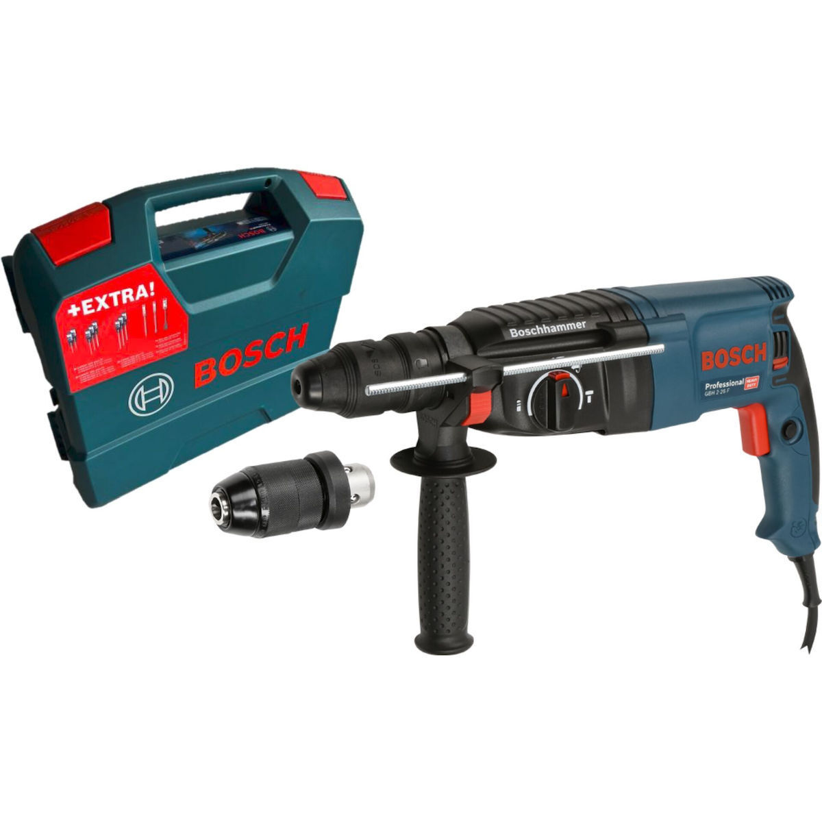 Bosch GBH 2-26 F Professional Κρουστικό Σκαπτικό Πιστολέτο Μπαταρίας Solo με Υποδοχή SDS Plus 061599765A