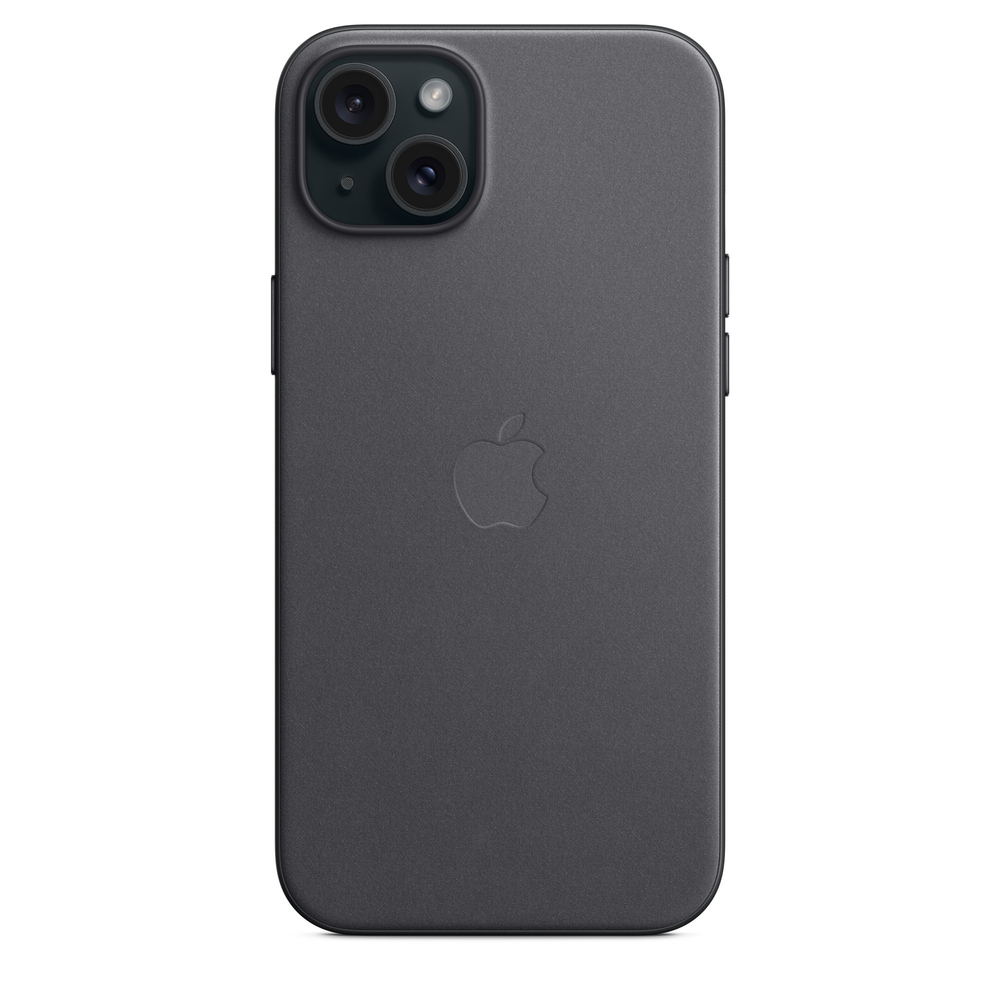 Apple Finewoven Back Cover Υφασμάτινο Μαύρο (iPhone 15 Plus) MT423ZM/A - Image 2