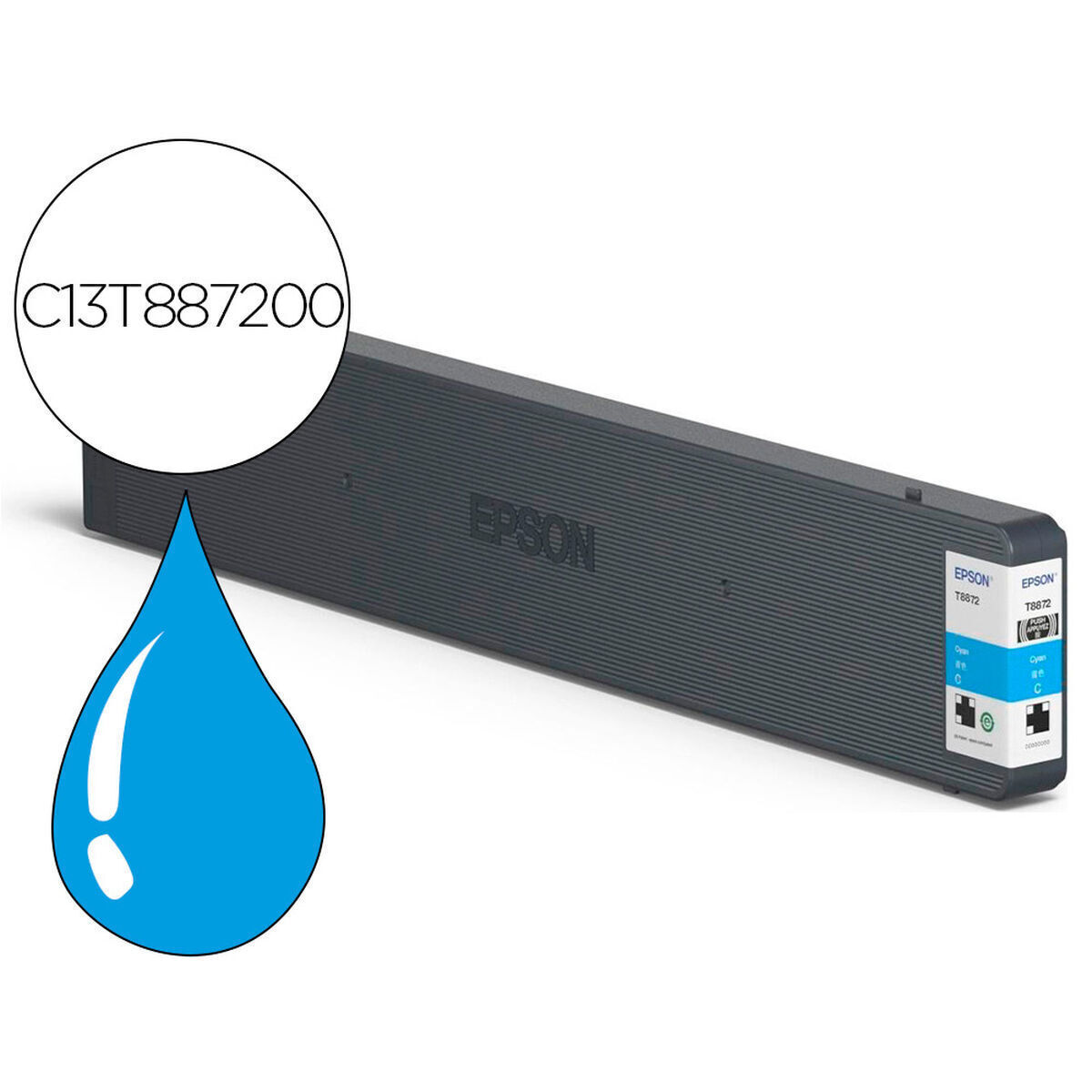 Epson WorkForce Enterprise WF-C17590 Γνήσιο Μελάνι Εκτυπωτή InkJet Κυανό (C13T887200) - Image 3