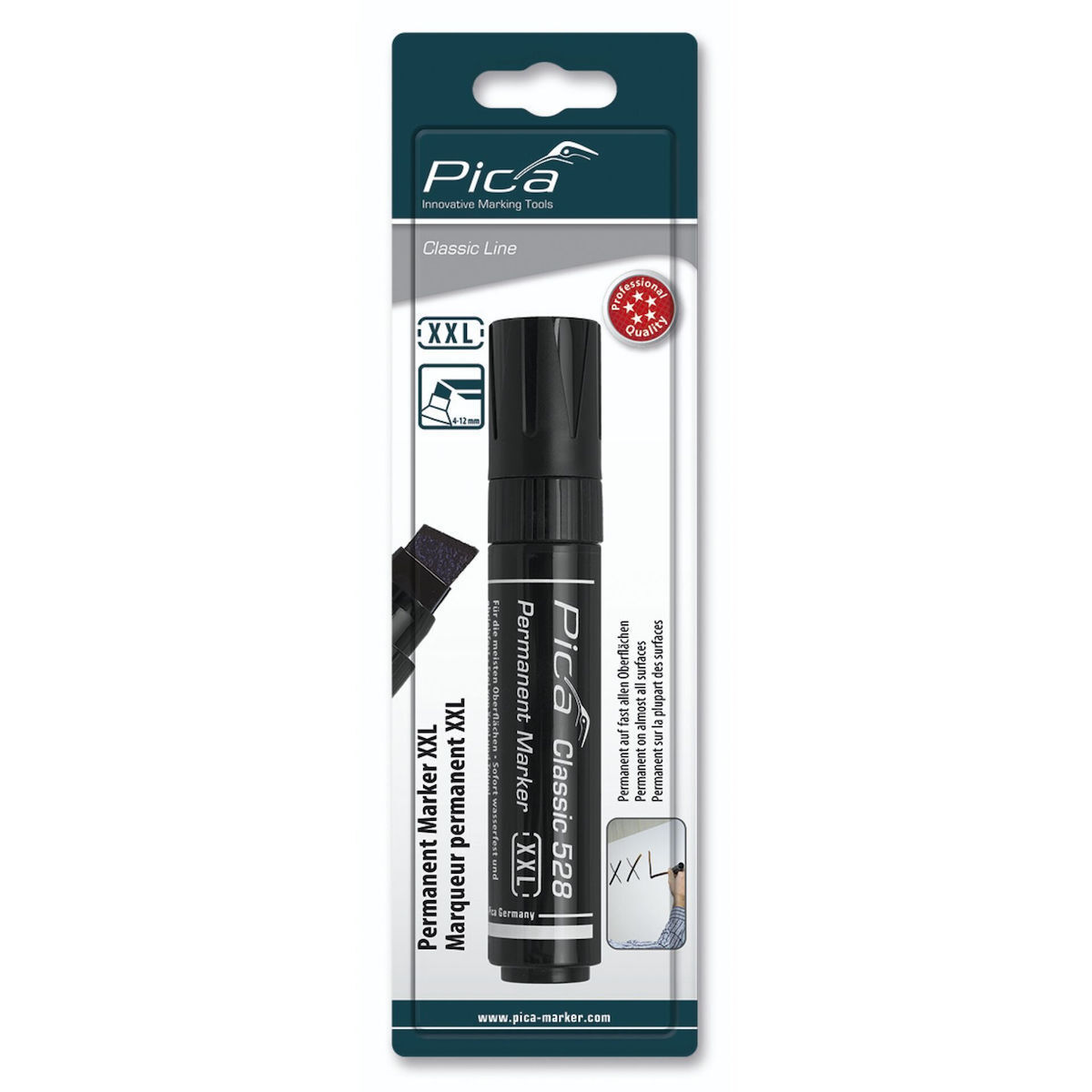 Pica Ανεξίτηλος Μαρκαδόρος black