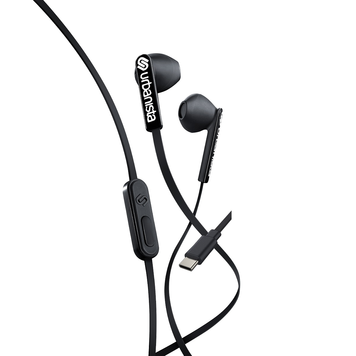 Urbanista San Francisco In-ear Handsfree με Βύσμα USB-C Μαύρο