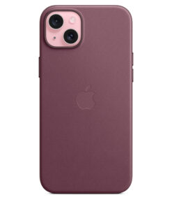 Alternative view of Apple Finewoven Back Cover Υφασμάτινο Mulberry (iPhone 15 Plus) MT4A3ZM/A