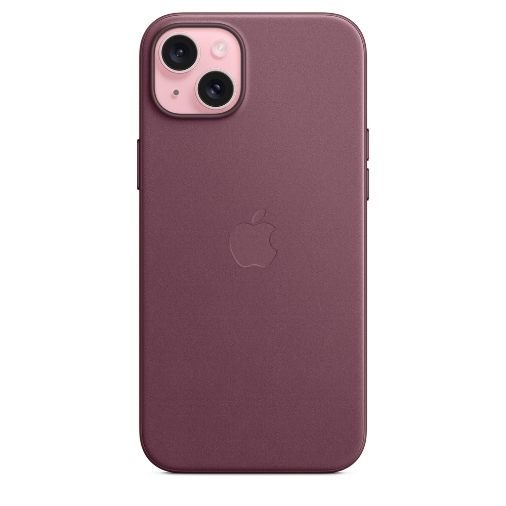 Apple Finewoven Back Cover Υφασμάτινο Mulberry (iPhone 15 Plus) MT4A3ZM/A - Image 2
