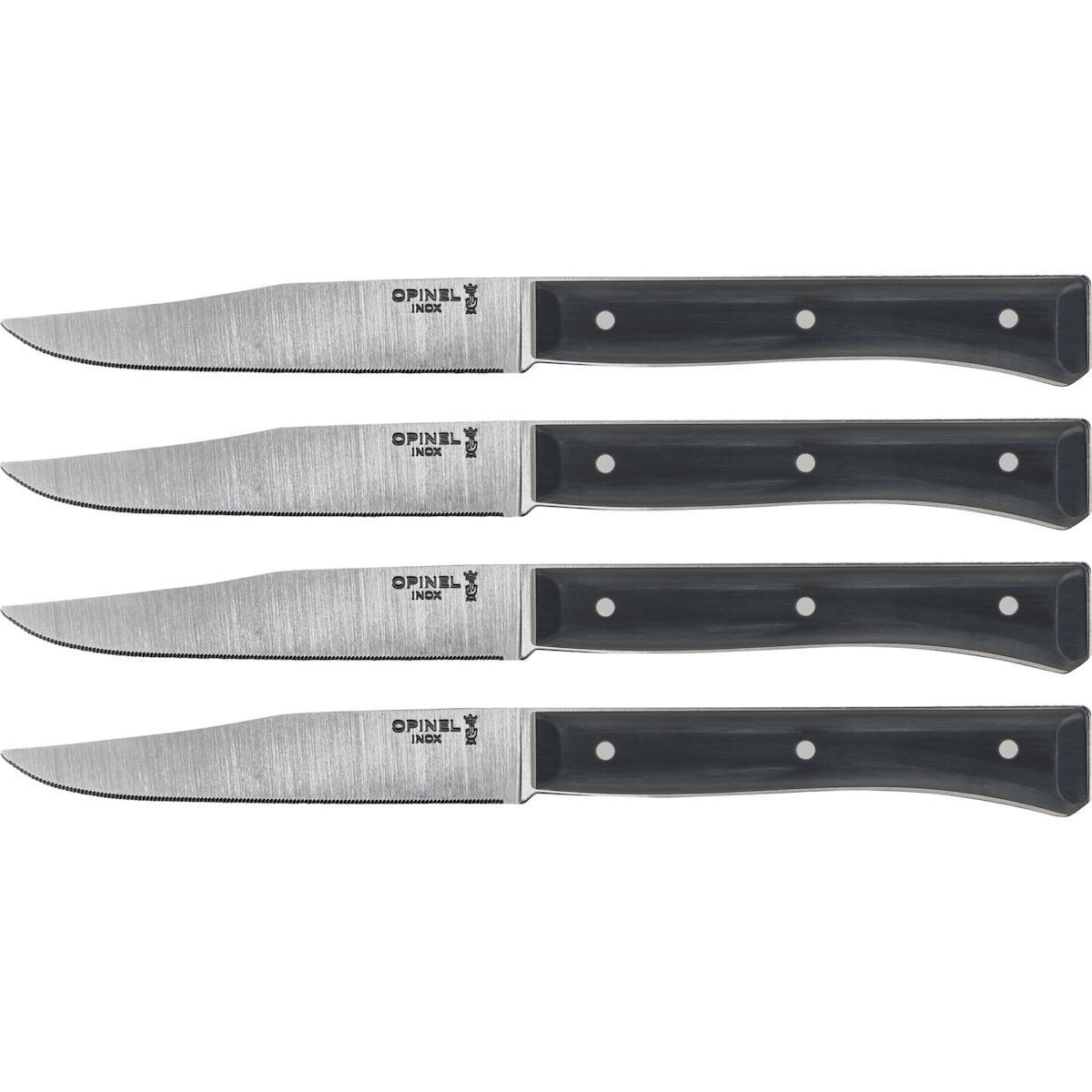 Opinel Facette Μαχαίρια Φαγητού από Ανοξείδωτο Ατσάλι 11cm 002565 4τμχ