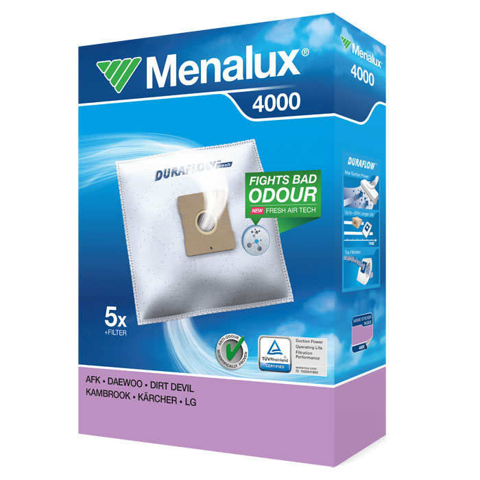 Menalux Σακούλες Σκούπας 5τμχ Συμβατή με Σκούπα AFK - Image 2