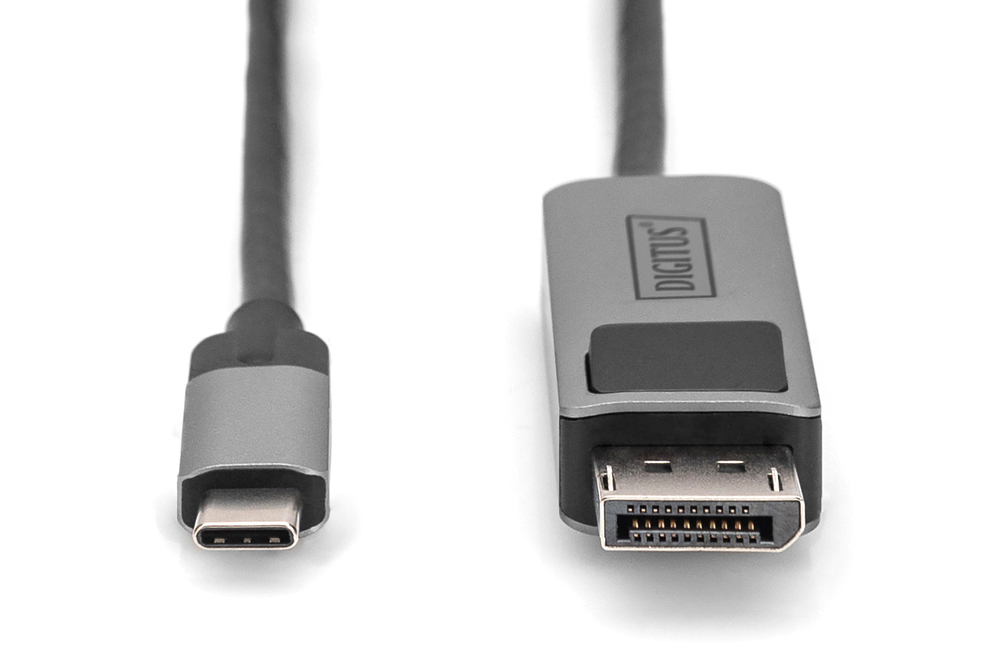 Digitus USB 2.0 USB-C male - DisplayPort 2m (DB-300334-020-S) - Image 2