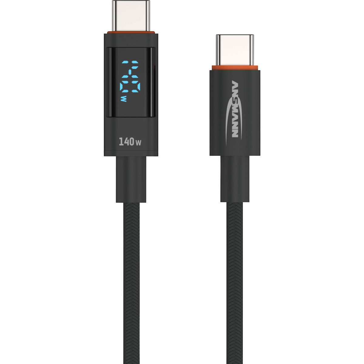 Ansmann USB 2.0 USB-C male - USB-C 140W 1.2m (1700-0176)