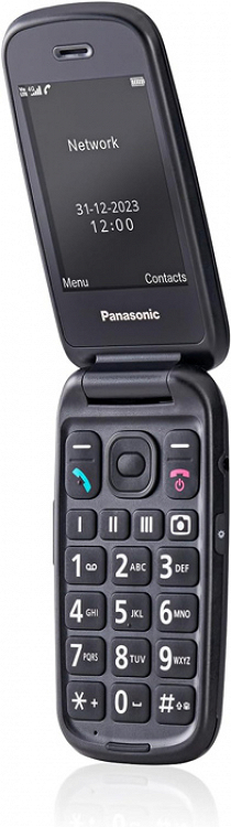 Panasonic KX-TU550 Single SIM Ανθεκτικό Κινητό Μαύρο - Image 2