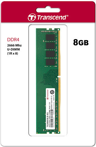 Transcend JetRam DDR4 με Module 1x8GB και Ταχύτητα 2666 για Desktop JM2666HLB-8G - Image 2