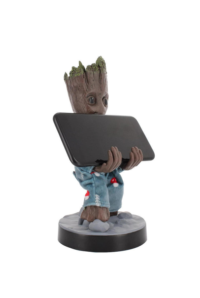 Exquisite Gaming The Guardians of the Galaxy: Toddler Groot in Pajamas Βάση Γραφείου για Κινητό σε Καφέ χρώμα