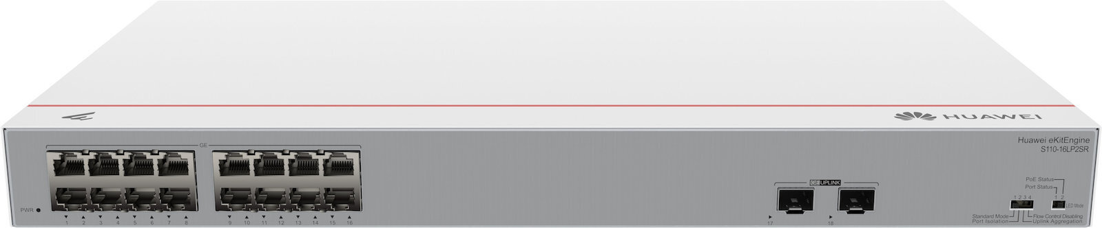 Huawei S110-16LP2SR Unmanaged L2 PoE+