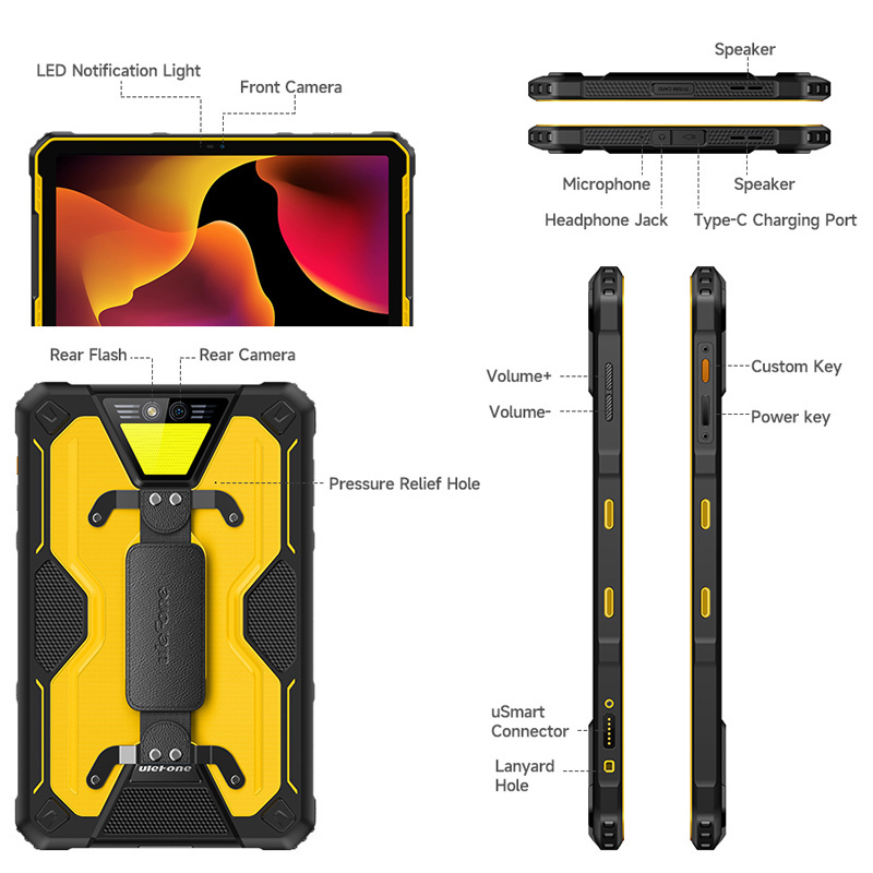 Ulefone Armor Pad 2 4G 11" Tablet (8GB/256GB) Μαύρο - Image 2