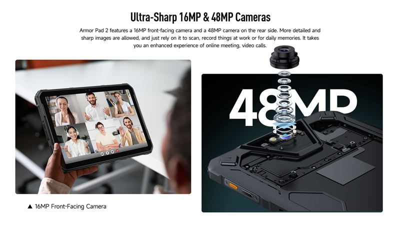 Ulefone Armor Pad 2 4G 11" Tablet (8GB/256GB) Μαύρο - Image 3
