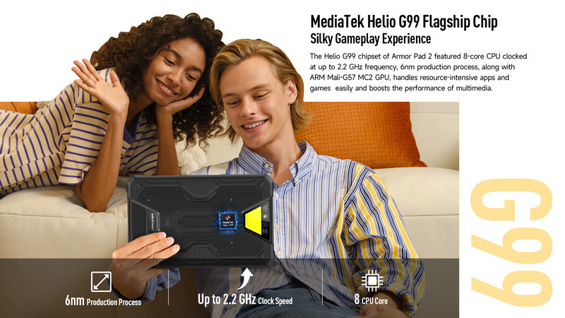 Ulefone Armor Pad 2 4G 11" Tablet (8GB/256GB) Μαύρο - Image 4