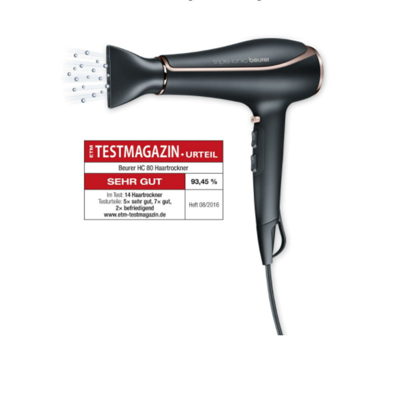 Beurer HC 80 Ionic Πιστολάκι Μαλλιών - Image 3