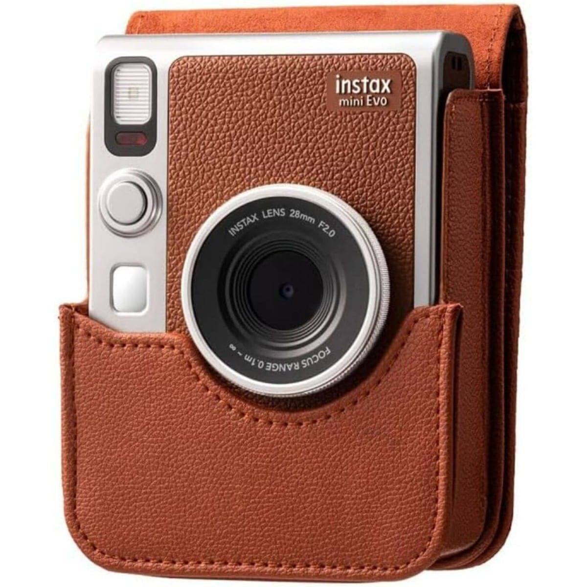 Fujifilm Pouch Φωτογραφικής Μηχανής Instax Mini Evo σε Καφέ Χρώμα - Image 5