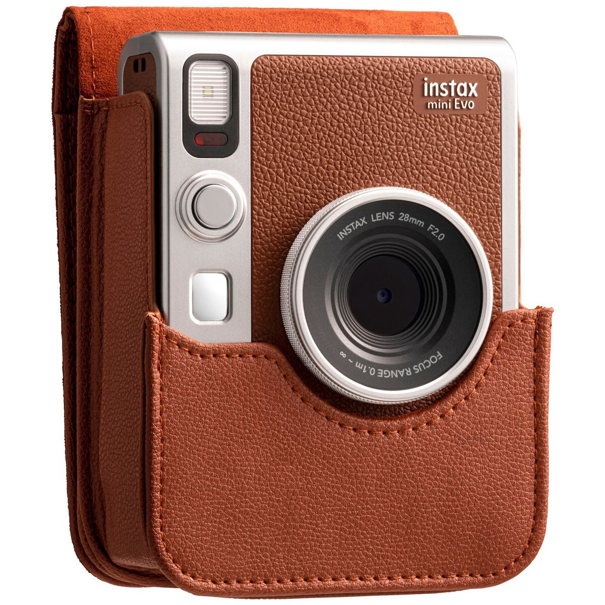 Fujifilm Pouch Φωτογραφικής Μηχανής Instax Mini Evo σε Καφέ Χρώμα - Image 2