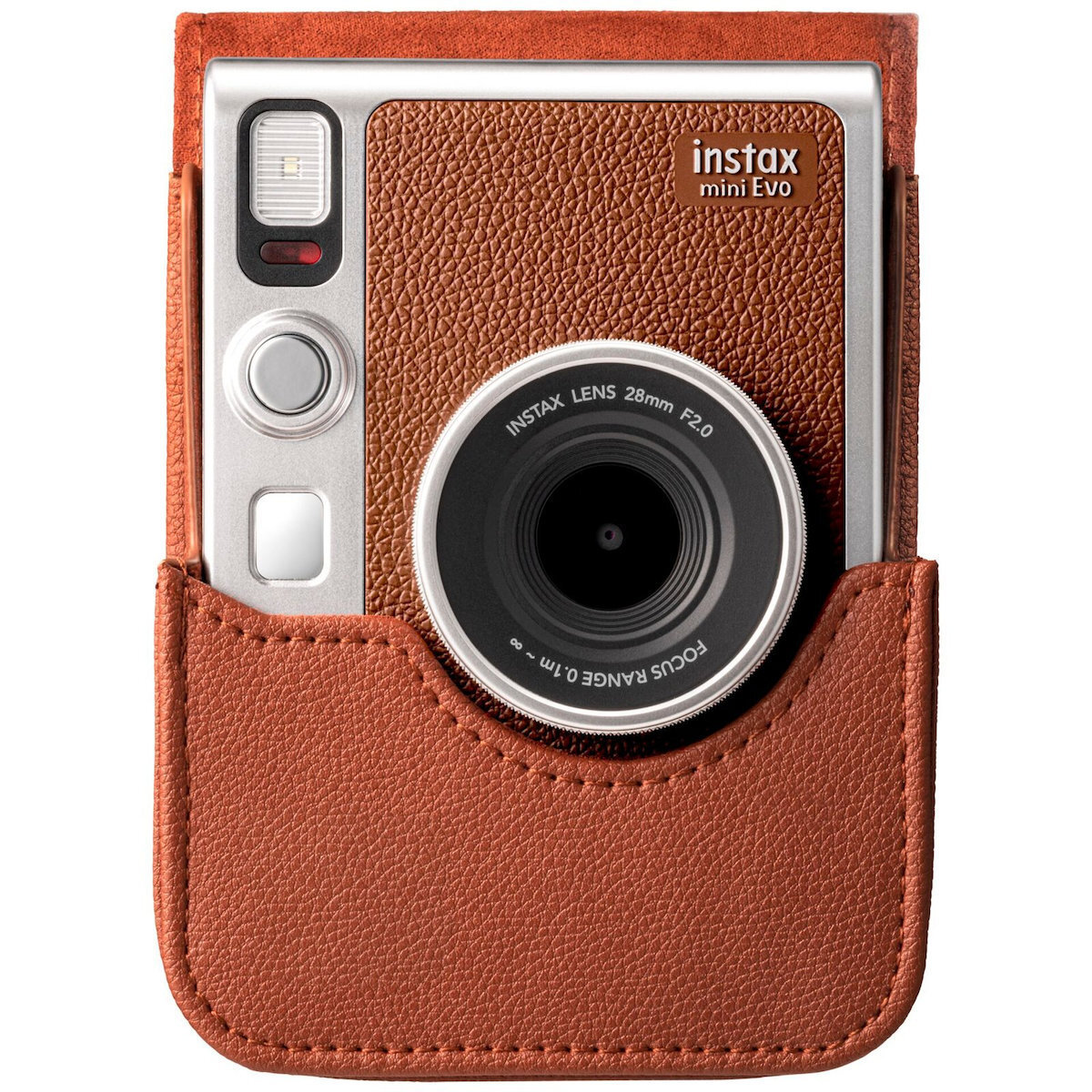 Fujifilm Pouch Φωτογραφικής Μηχανής Instax Mini Evo σε Καφέ Χρώμα - Image 6